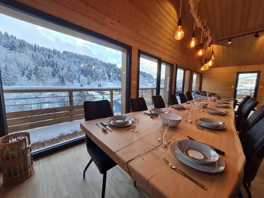 Chalet Victorine, Vue Imprenable Avec Spa Villa Gérardmer Kültér fotó