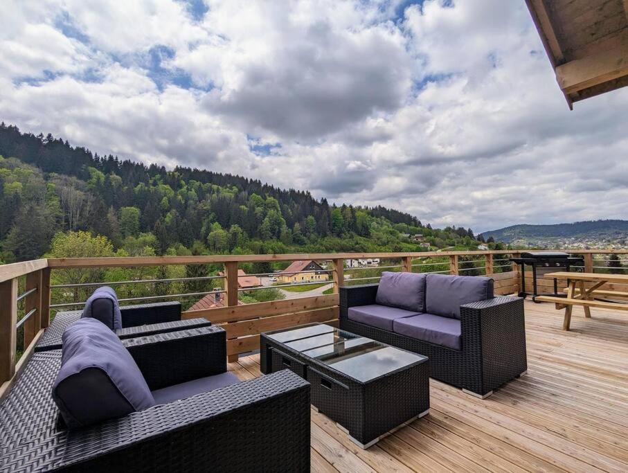 Chalet Victorine, Vue Imprenable Avec Spa Villa Gérardmer Kültér fotó