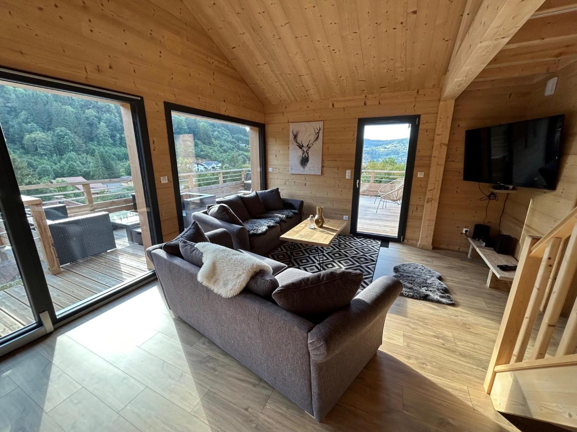 Chalet Victorine, Vue Imprenable Avec Spa Villa Gérardmer Kültér fotó